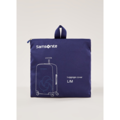 Samsonite Accessoires Foldable Luggage Cover L/M Midnight Blue Kofferhoes