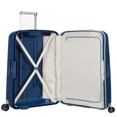Samsonite S'Cure Spinner 75 Dark Blue Harde Koffer 4 Samsonite S'Cure Spinner 75 Dark Blue Harde Koffer - Afbeelding 2