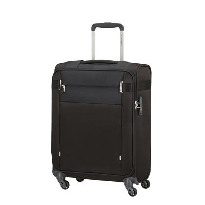 Samsonite Citybeat Spinner 55/40 Black Zachte Koffer 4 Samsonite Citybeat Spinner 55/40 Black Zachte Koffer - Afbeelding 2