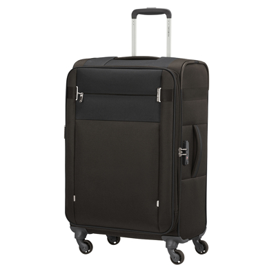 Samsonite Citybeat Spinner 66 Exp Black Zachte Koffer 4 Samsonite Citybeat Spinner 66 Exp Black Zachte Koffer - Afbeelding 2