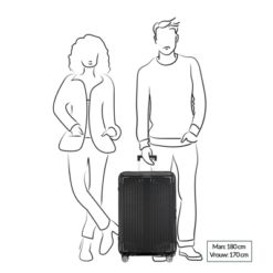 Samsonite Lite Box Spinner 69 Deep Blue Harde Koffer