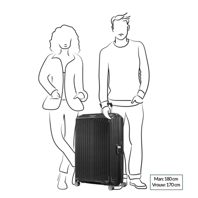 Samsonite Lite Box Spinner 81 Black Harde Koffer 3 Samsonite Lite Box Spinner 81 Black Harde Koffer