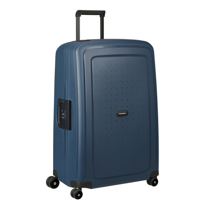 Samsonite S'Cure Eco Spinner 75 Navy Blue Harde Koffer 4 Samsonite S'Cure Eco Spinner 75 Navy Blue Harde Koffer - Afbeelding 2