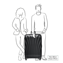 Samsonite C Lite Spinner 86 Metallic Green Harde Koffer