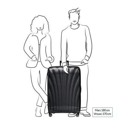 Samsonite C Lite Spinner 86 Midnight Blue Harde Koffer 3 Samsonite C Lite Spinner 86 Midnight Blue Harde Koffer