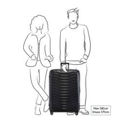Samsonite Proxis Spinner 81 Black Harde Koffer