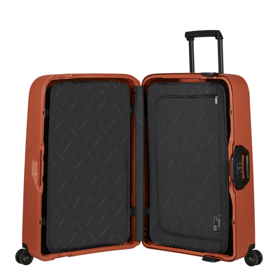 Samsonite Magnum Eco Spinner 75 Maple Orange Harde Koffer 6 Samsonite Magnum Eco Spinner 75 Maple Orange Harde Koffer - Afbeelding 4