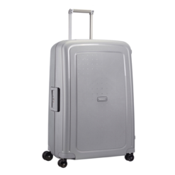 Samsonite S'Cure Spinner 55 + 75 Set Silver Harde Koffer