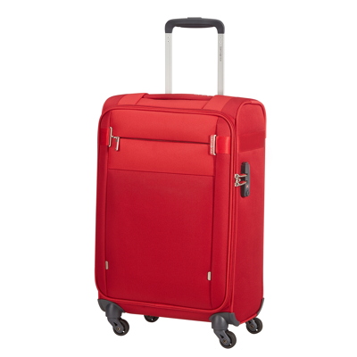 Samsonite Citybeat Spinner 55/35 Red Zachte Koffer 4 Samsonite Citybeat Spinner 55/35 Red Zachte Koffer - Afbeelding 2