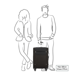 Samsonite Citybeat Spinner 66 Exp Red Zachte Koffer