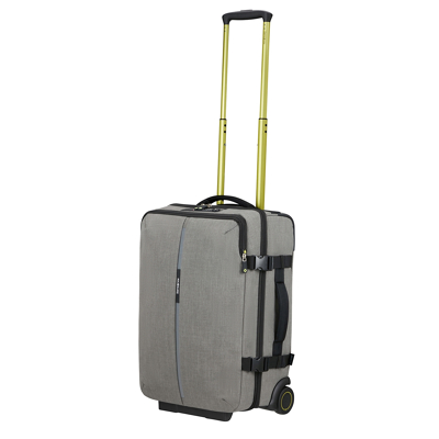 Samsonite Securipak Duffle/Wheels 55 Cool Grey Handbagage Koffer Trolley 4 Samsonite Securipak Duffle/Wheels 55 Cool Grey Handbagage Koffer Trolley - Afbeelding 2