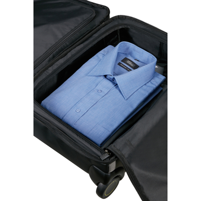 Samsonite Securipak Duffle/Wheels 55 Cool Grey Handbagage Koffer Trolley 6 Samsonite Securipak Duffle/Wheels 55 Cool Grey Handbagage Koffer Trolley - Afbeelding 4