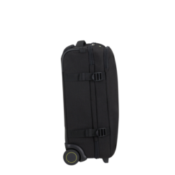 Samsonite Securipak Duffle/Wheels 55 Black Steel Handbagage Koffer Trolley