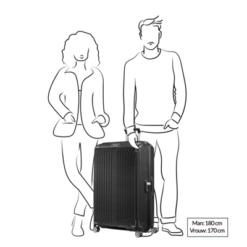 Samsonite Lite Box Spinner 81 Eclipse Grey Harde Koffer