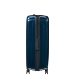 Samsonite Nuon Spinner 75 Exp Metallic Dark Blue Harde Koffer
