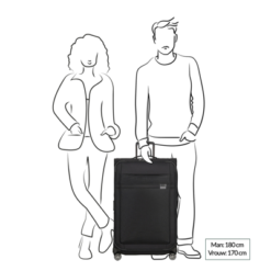 Samsonite Airea Spinner 78 Exp Dark Blue Zachte Koffer