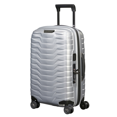 Samsonite Proxis Spinner 55/35 Expandable Silver Harde Koffer 4 Samsonite Proxis Spinner 55/35 Expandable Silver Harde Koffer - Afbeelding 2