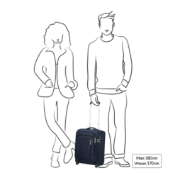 Samsonite Respark Upright 45 Underseater Midnight Blue Handbagage Koffer