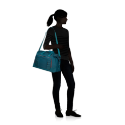 Samsonite Respark Duffle 48 Overnighter Petrol Print Weekendtas