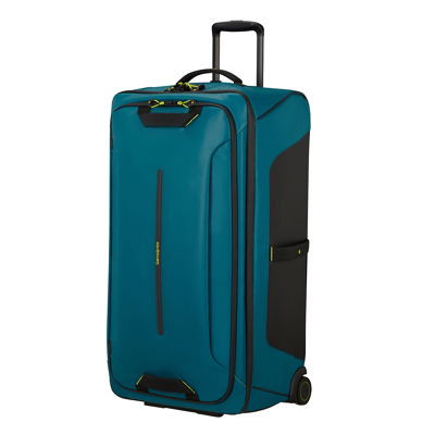 Samsonite Ecodiver Duffle/Wheels 79 Petrol Blue/lime Zachte Koffer 5 Samsonite Ecodiver Duffle/Wheels 79 Petrol Blue/lime Zachte Koffer - Afbeelding 3