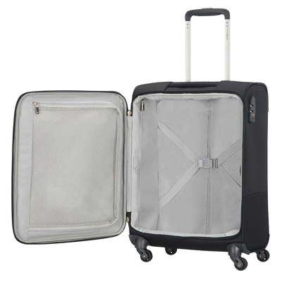 Samsonite Base Boost Spinner 55 Length 40 Black Zachte Koffer 4 Samsonite Base Boost Spinner 55 Length 40 Black Zachte Koffer - Afbeelding 2