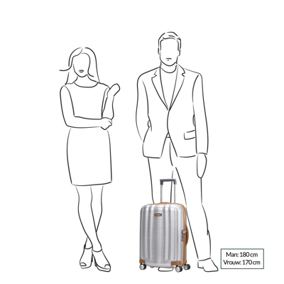 Samsonite Lite Cube DLX Spinner 55 Midnight Blue Harde Koffer 3 Samsonite Lite Cube DLX Spinner 55 Midnight Blue Harde Koffer